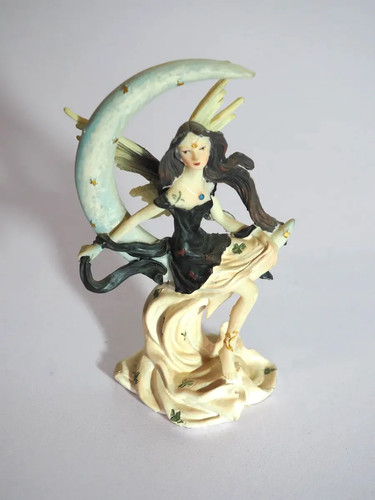 Deko figur elfe - elfe, sichel