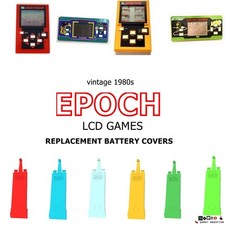 EPOCH LCD Arcade Game Ersatz Akkudeckel - Space Dragon / Panic / Crusher