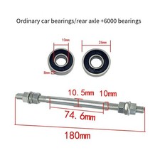 Vorne Hinten Schnellspanner Achse Werkzeug Set für Mountainbikes mit Lagerstütze