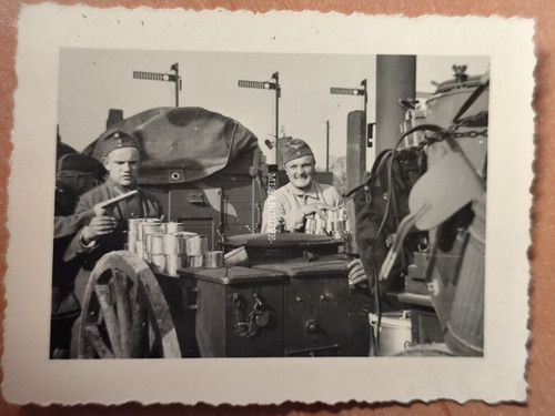 Foto soldaten feldküche wk - feldküche, 2.wk