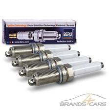 4x BERU ZÜNDKERZE FÜR AUDI A1 A3 A4 A6 Q3 Q5 SEAT SKODA VW GOLF 7 8 POLO TOURAN
