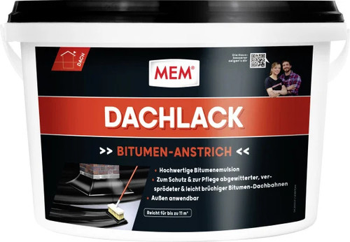 Mem bitumen dachlack l - mem,