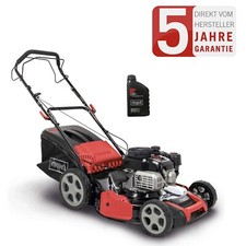 Rasenmäher Benzin Scheppach 5,4PS mit Antrieb MS180-51 | 51cm Schnittbreite + Öl