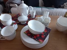 Kaffeeservice 47 teilig Weiß Villeroy & Boch