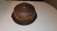 Tontopf mit Deckel, mit der Aufschrift Käse, Ein wunderschönes Stück