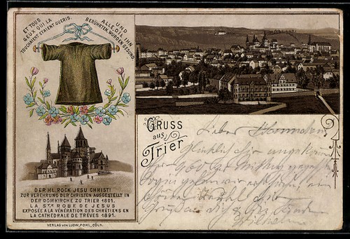 Lithographie trier dom - lithographie, trier,