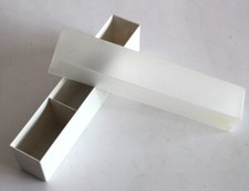 Dia-Schachtel f. 45 KB-Dias Blau Weiß Schwarz Grün Orange Kasten Kästchen Box