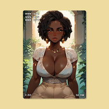 Waifu Card,  18+, Sexy Anime Card #30, Holographic, TCG, Adult Art, FSK ab 18