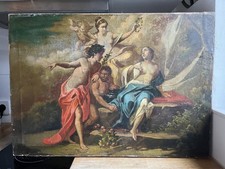 Antikes Ölgemälde auf