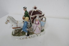 Schöne Porzellan Kutsche