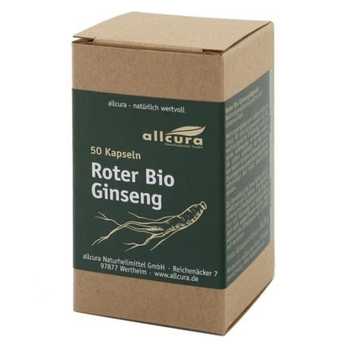 Roter bio ginseng kapseln - kapseln, 50