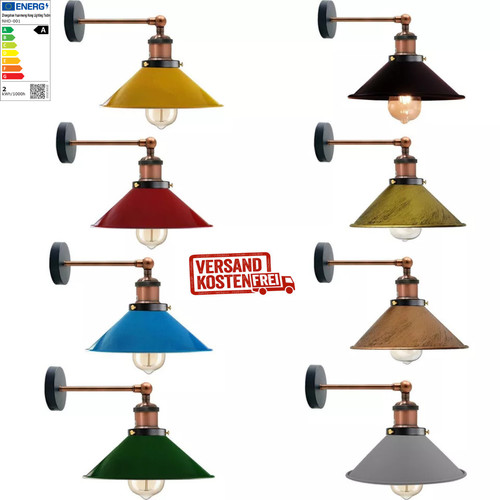 Vintage wandleuchte wandlampe - vintage,