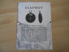 DIAPHOT Rundkeil-Belichtungsuhr