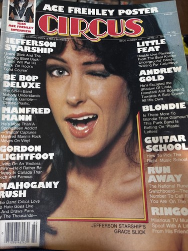 Circus magazine april - magazine, 1978