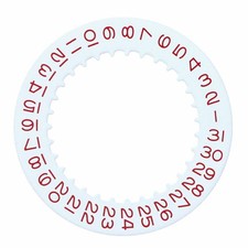 DATUMSSCHEIBE FÜR ROLEX TURN-O-GRAPH 3135/3155 16263 16264 116261 116264 WEISS ROT