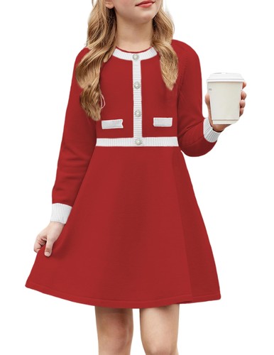 Mädchen kleider winter kinder - mädchen,
