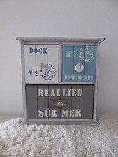 Schubladen Regal maritim Holz