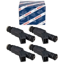 4x BOSCH Einspritzventil für