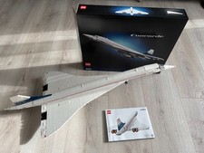 LEGO® Icons 10318 - Concorde mit OVP und Anleitung, vollständig und zerlegt