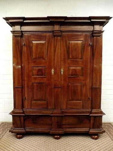 Barockschrank nuss süddeutsch - nuss,