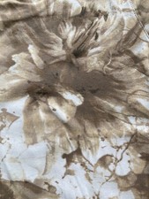 * Olsen * T-Shirt mit großen schönen Blüten weiß braun * Gr 42 *