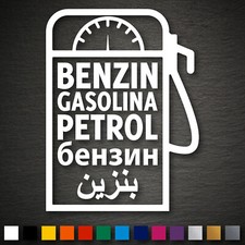 21004 Benzin Tanken Aufkleber