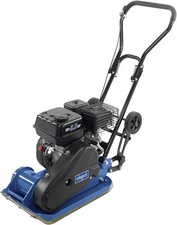 Scheppach Rüttelplatte HP 1100 S 4.000 W 163 ccm inkl. Matte und Fahrwerk