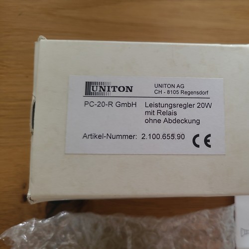 Uniton leistungsregler 20w - 20w, mit
