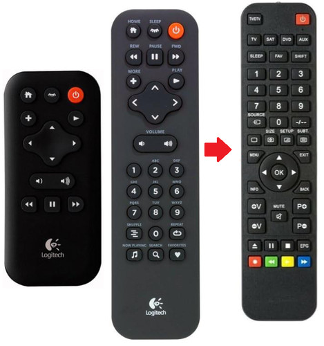 Ersatz fernbedienung logitech - fernbedienung,