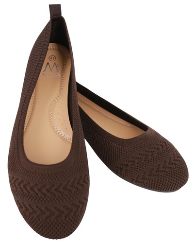 Bequeme braune ballerinas - bequeme,