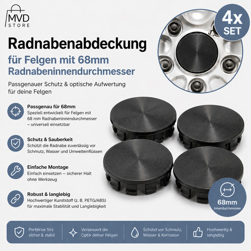 Mm nabendeckel - 68,