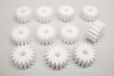 11x  35mm 16 Zahn Zahnrad Kunststoff Plastik Stirnrad 2