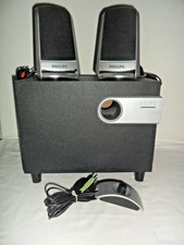 Philips SPA2003 Heimkino Surround Subwoofer System + 2 Boxen