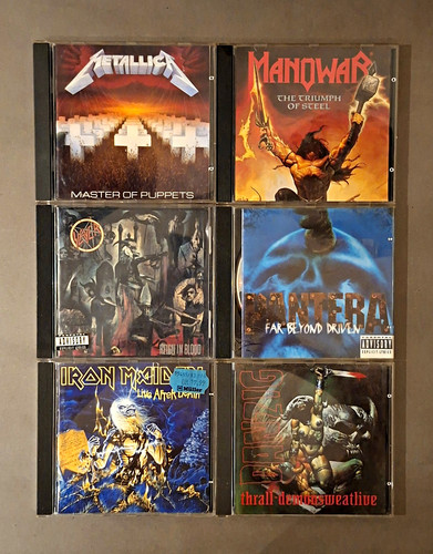 Metal sammlung - cd, 6x