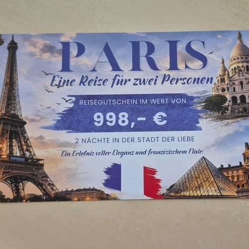 Paris reisegutschein - paris,