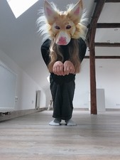 Therian Golden Husky Maske