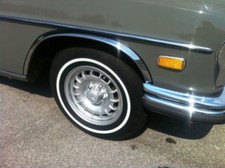 Radlauf Zierleisten Set 4-tlg Chrom Styling für MERCEDES W108 W109 Bj. 1965-1972