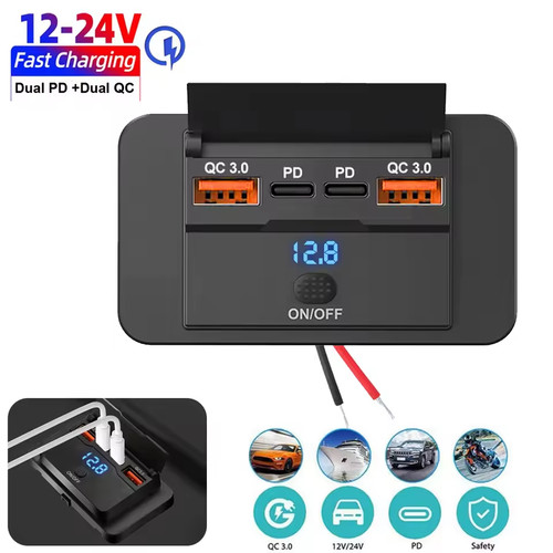 Usb steckdose 12v - c,