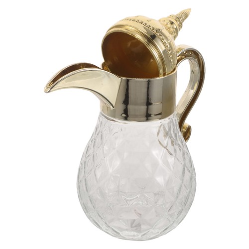 Glaskrug mit deckel - mit, griff