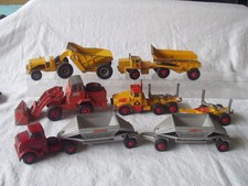 9. Matchbox Lesney Konvolut 5 Modellen: Fruehauf Hopper, Dumper, Hatra, etc.
