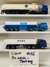 3 Aral Tank-Sattelzüge H0