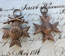 WW1 Orden Bayern 2x Militär