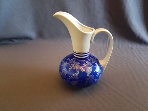 Vase veb reichenbach ddr blau - vase,