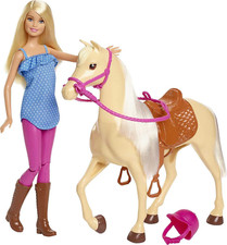 Barbie fxh13 puppe mit pferd - barbie,