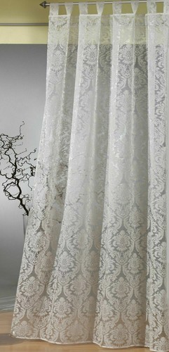 Gardine schlaufenschal barock - gardine,