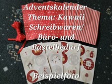 Adventskalender Thema Japan Kawaii Schreibwaren Bastelbedarf Manga Anime etc.