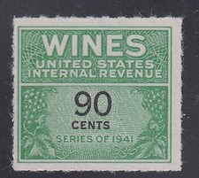 U.S., 1942. Wine Tax Stamp