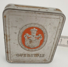 sehr alte Blechdose leer Overstolz Zigaretten Militaria Sammler