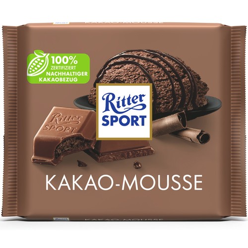 Ritter sport kakao mousse mit - sport,