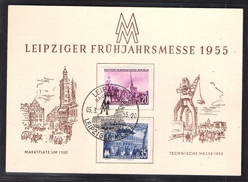 Ddr ereigniskarte leipziger - ddr.,